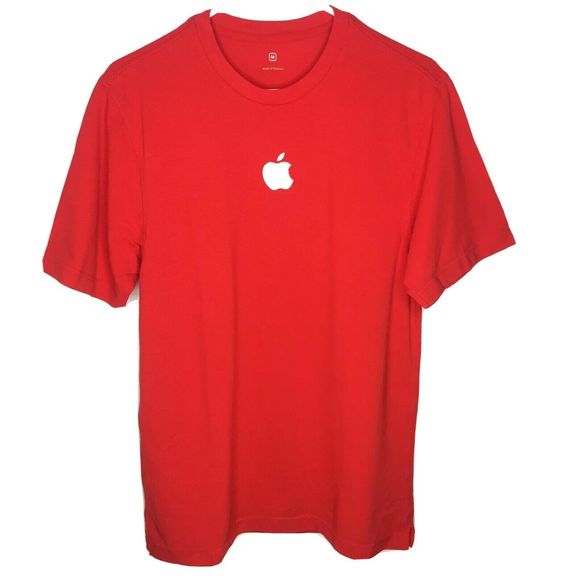 Apple Other - Apple Store Employee Red Shirt Sleeve Tee Shirt Md